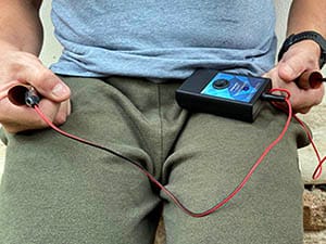 Guest using a parasite zapper Guest using a parasite zapper