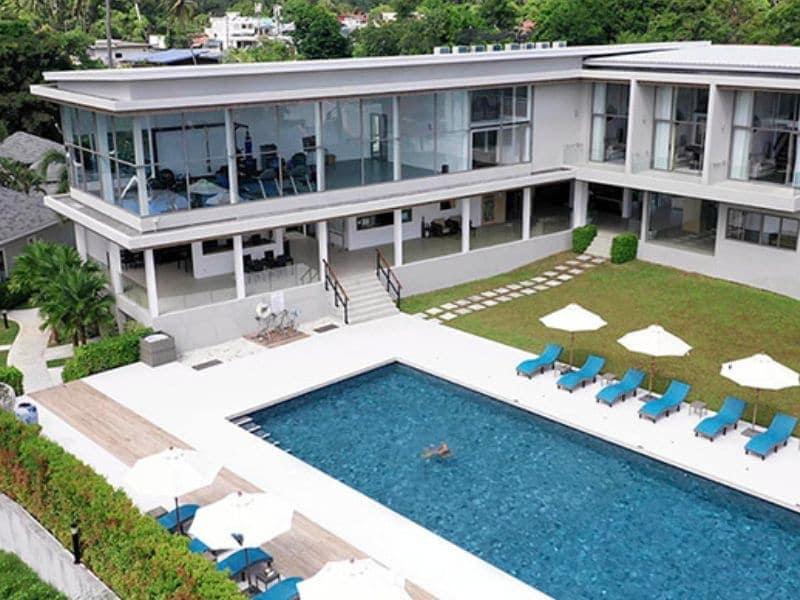 new leaf wellness koh samui Drone photo of New Leaf Wellness Resort Thailand